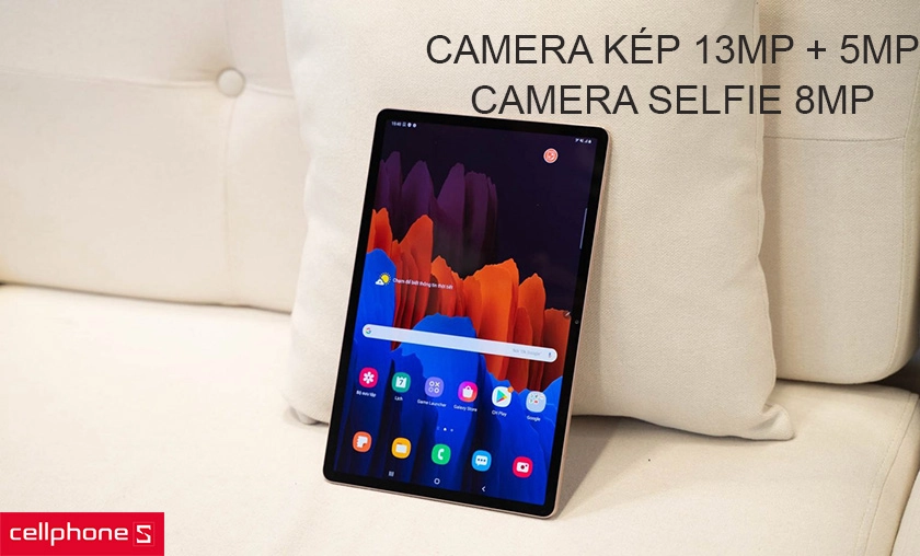 Camera trước 8MP cùng hệ thống camera kép phía sau cho chất lượng ảnh sắc nét