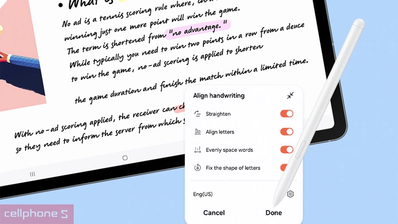 Bút S-pen nâng tầm trải nghiệm