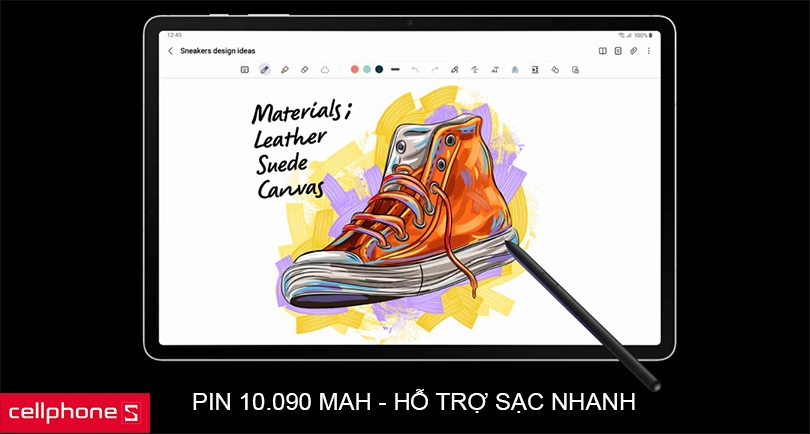 Dung lượng pin khủng mang đến trải nghiệm bất tận