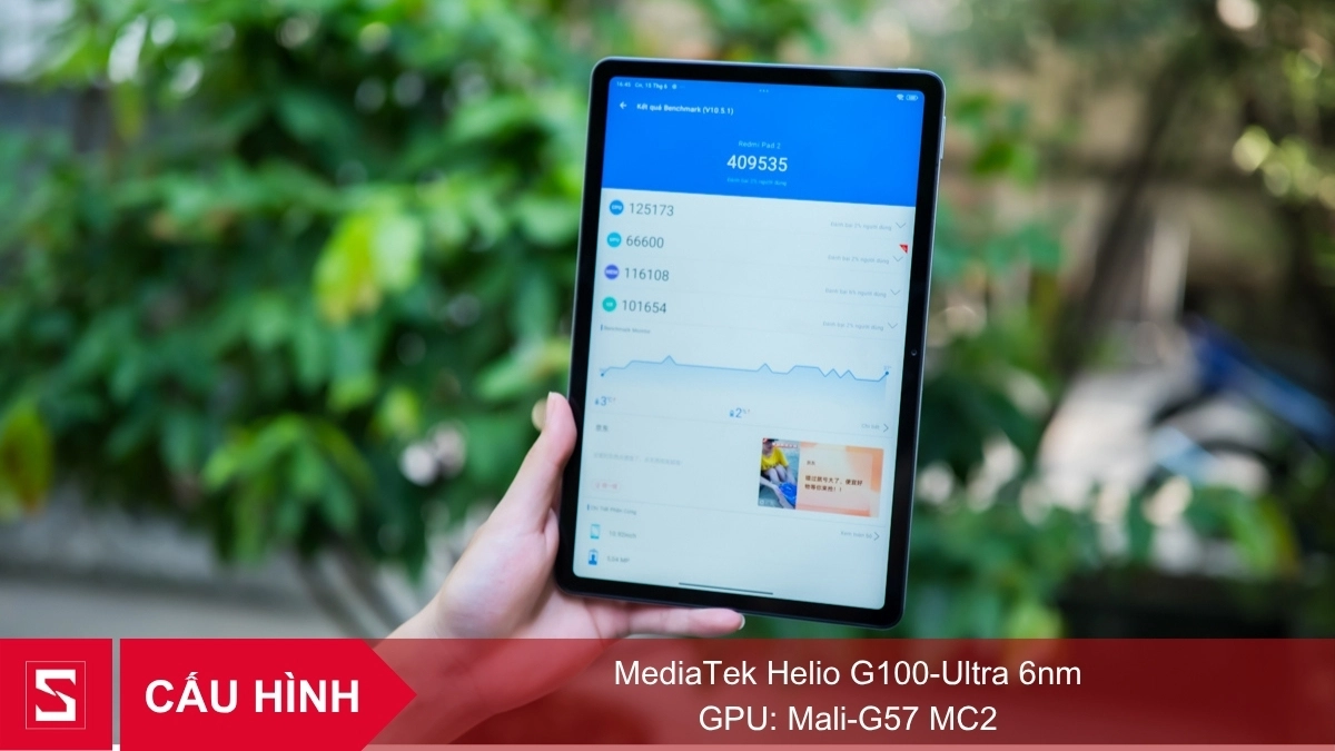Cấu hình Máy tính bảng Xiaomi Redmi Pad 2 Wifi 