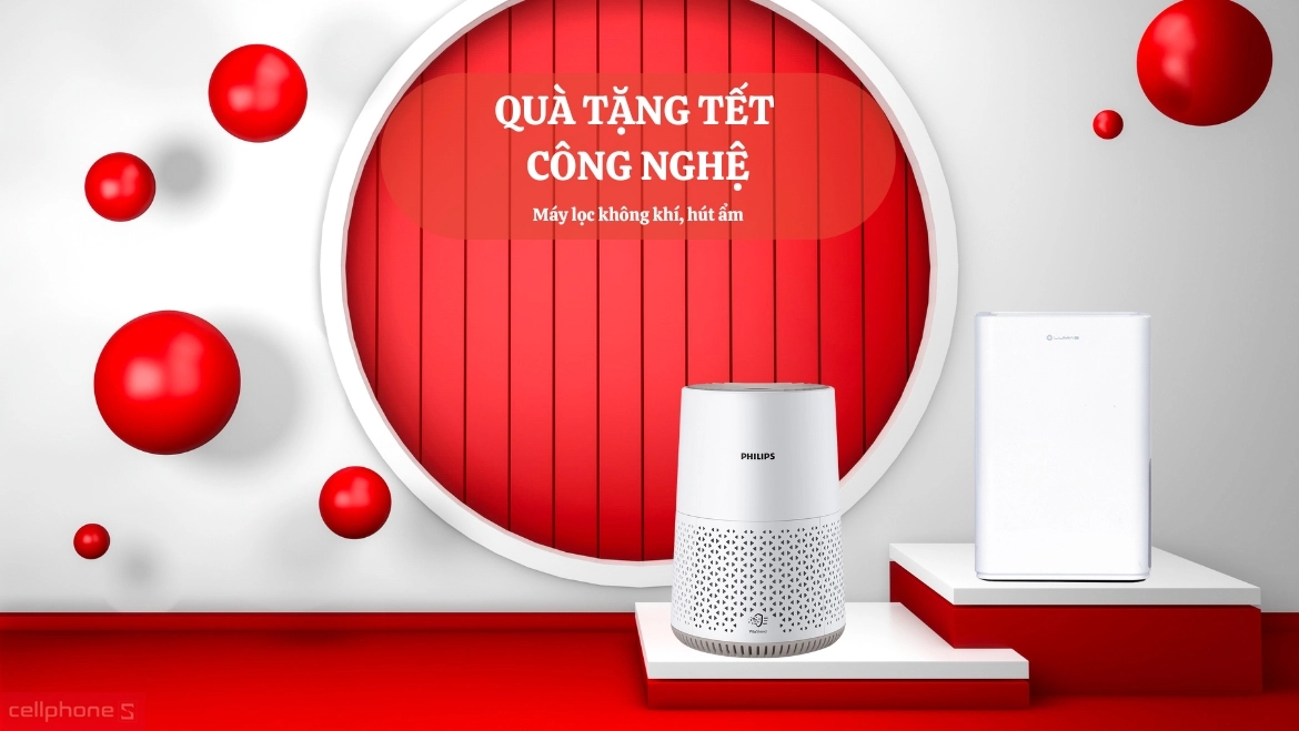 Quà tặng tết công nghệ đáng mua - Máy hút ẩm, lọc không khí