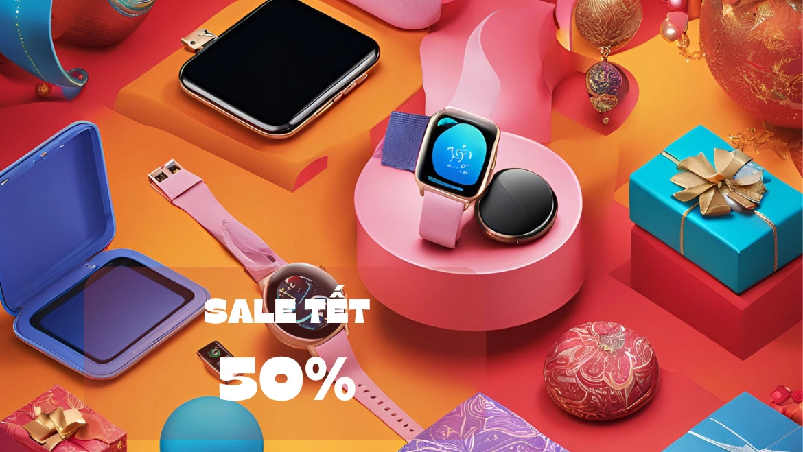 Sale tết mua quà tặng công nghệ giảm đến 50% Sale tết mua quà tặng công nghệ giảm đến 50%