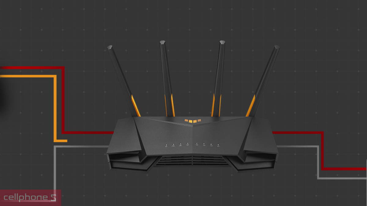 Router Wifi 6 Asus TUF Gaming AX4200