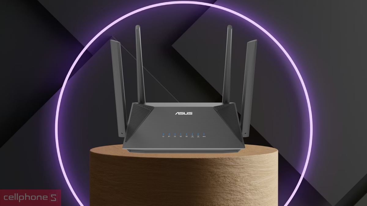Router Wifi 6 băng tần kép Asus RT-AX52 AX1800