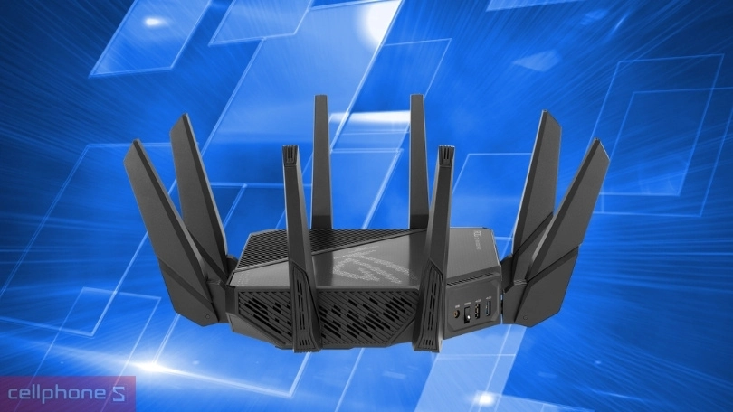 Thiết kế router Wifi 6 Asus ROG Rapture GT-AX11000 Pro