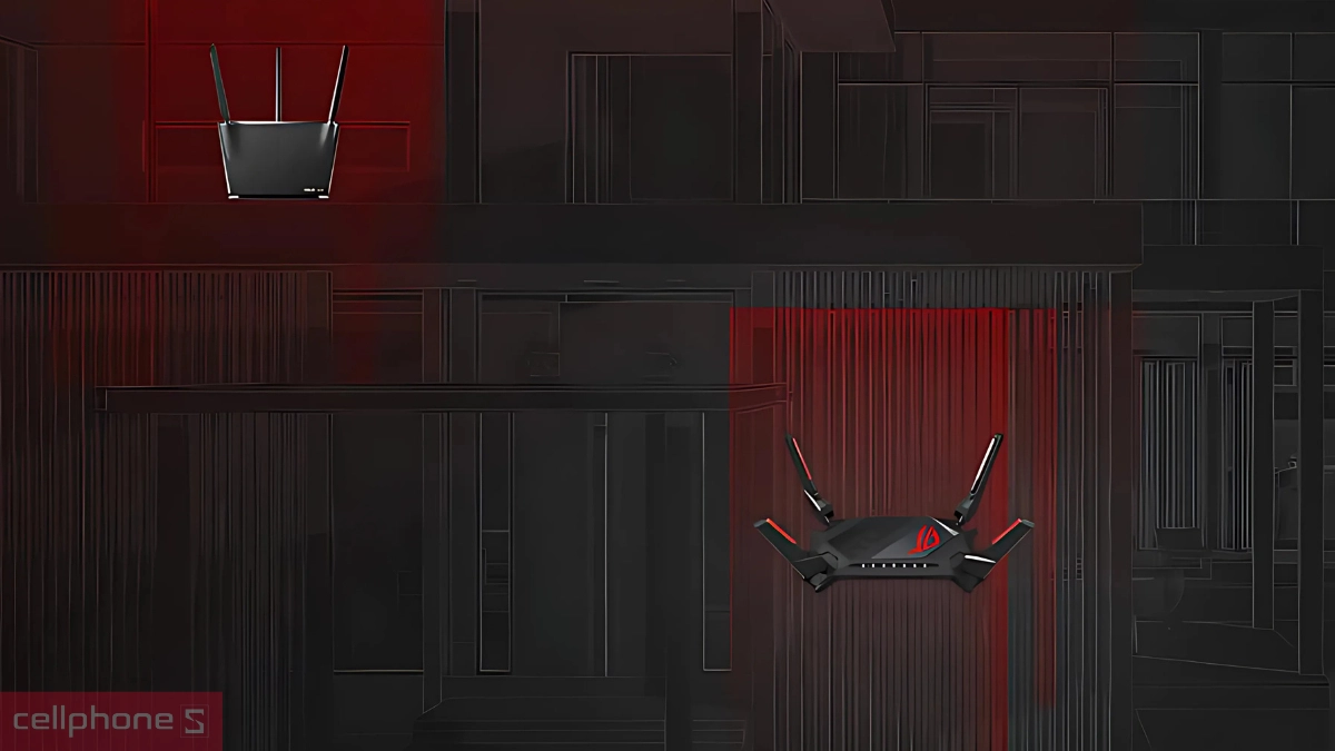 Phạm vi phủ sóng của Router Wifi 6 Asus Rog Rapture GT-AX6000