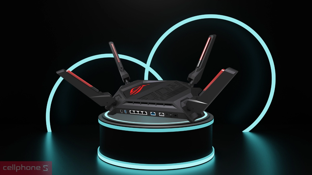 Thiết kế Router Wifi 6 Asus Rog Rapture GT-AX6000