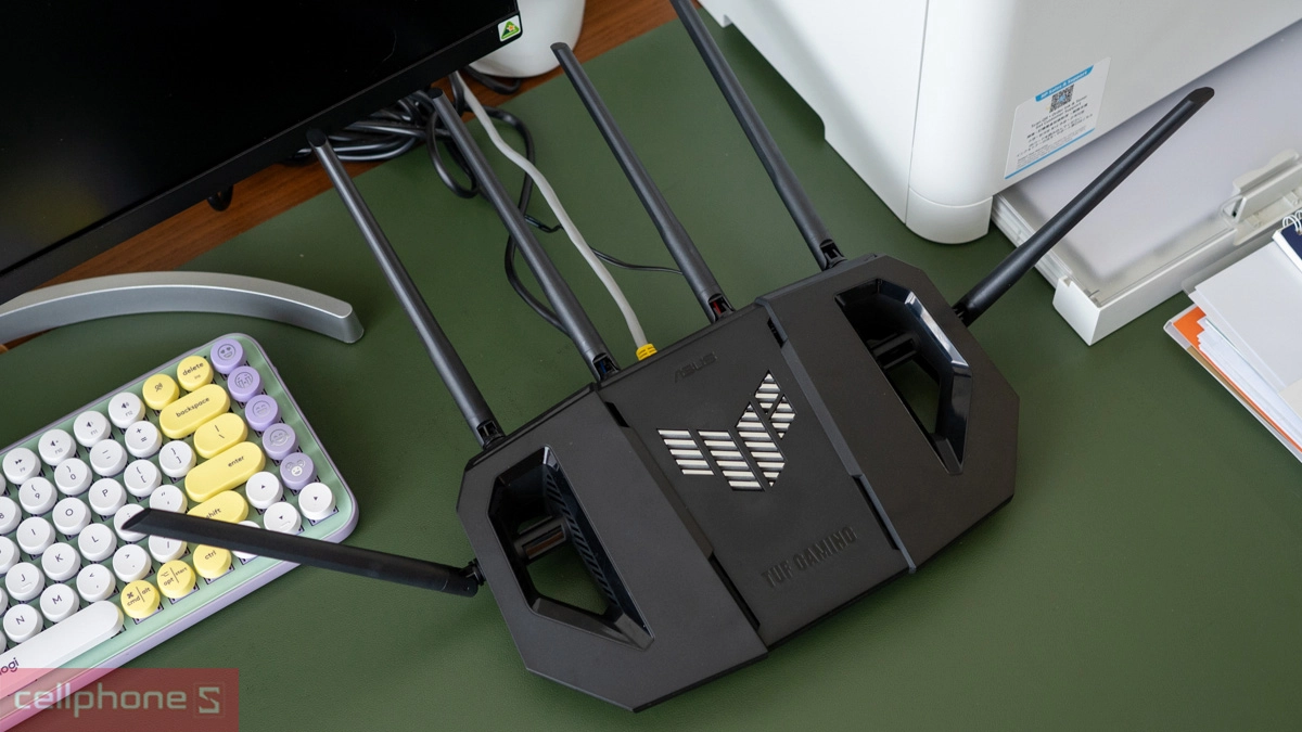 Độ phủ sóng Router Wifi 7 Asus TUF Gaming BE6500