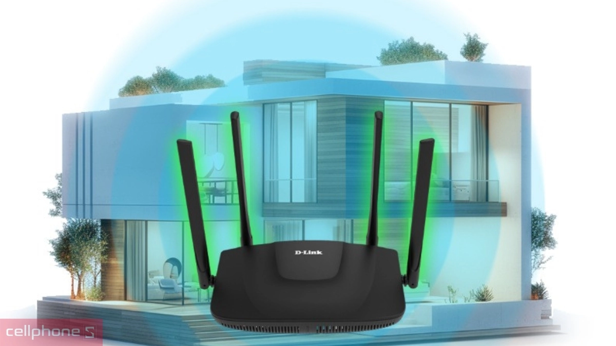 Chế độ Router WiFi 5 D-Link DIR-825M băng tần kép AC1200