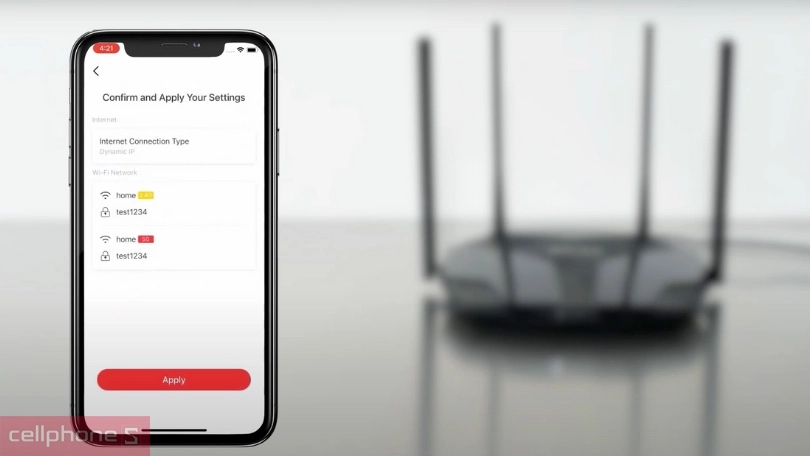 Tùy chỉnh mạng wifi 2.4 GHz và 5.0 Ghz 