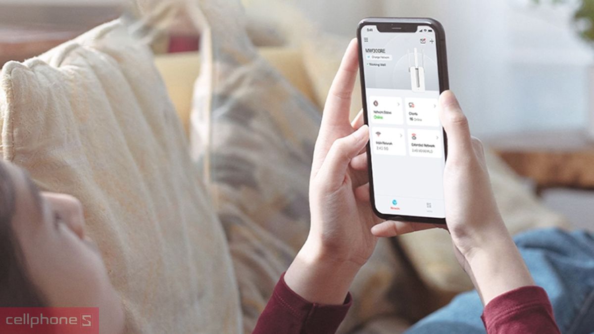 Router đi kèm app dễ sử dụng