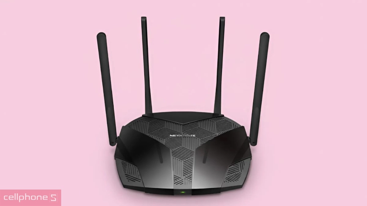 Thiết kế router WiFi 6 Mercusys MR80X AX3000
