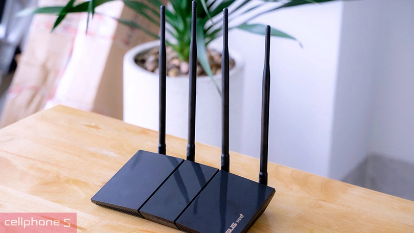 Router Wifi 6 băng tần kép Asus RT-AX1800HP - Thiết kế nhỏ gọn, tốc độ vượt trội