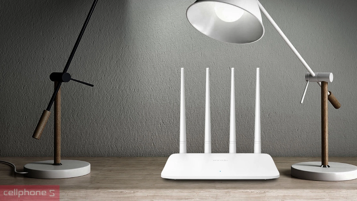 Thiết kế router Tenda nhỏ gọn