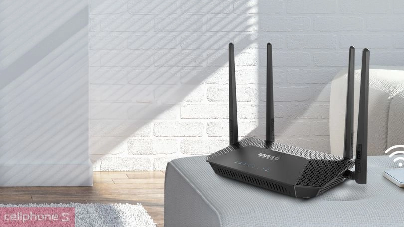 Tốc độ router Wifi băng tần kép AC1200 Totolink A3002R