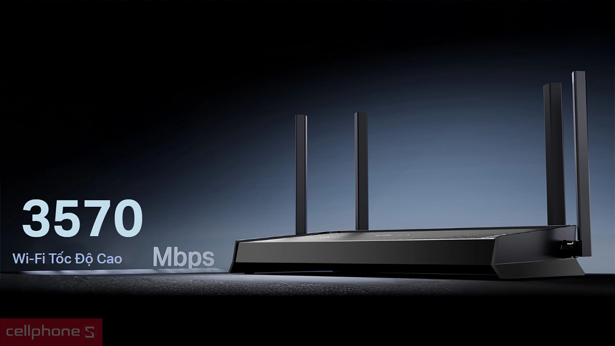 Tốc độ Router Wifi 7 TP-Link Archer BE220 BE3600 băng tần kép