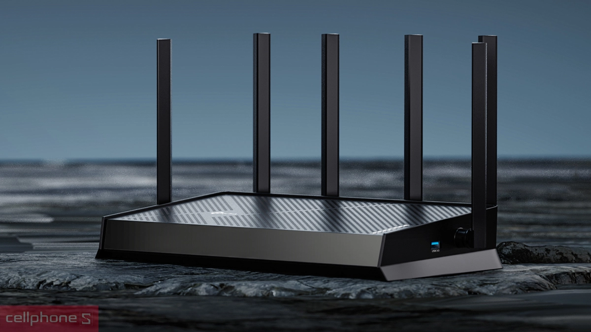 Phạm vi phủ sóng của router WiFi 7 TP-Link Archer BE400 băng tần kép BE6500