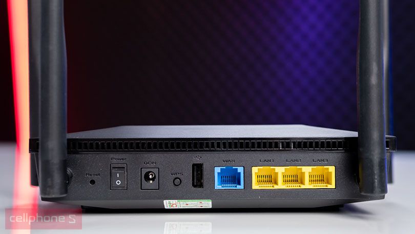 Router Wifi 6 băng tần kép Asus RT-AX53U AX1800