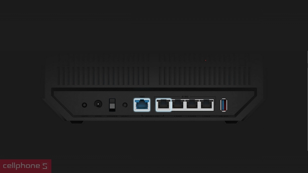 Cổng kết nối Router WiFi 7 Asus RT-BE92U