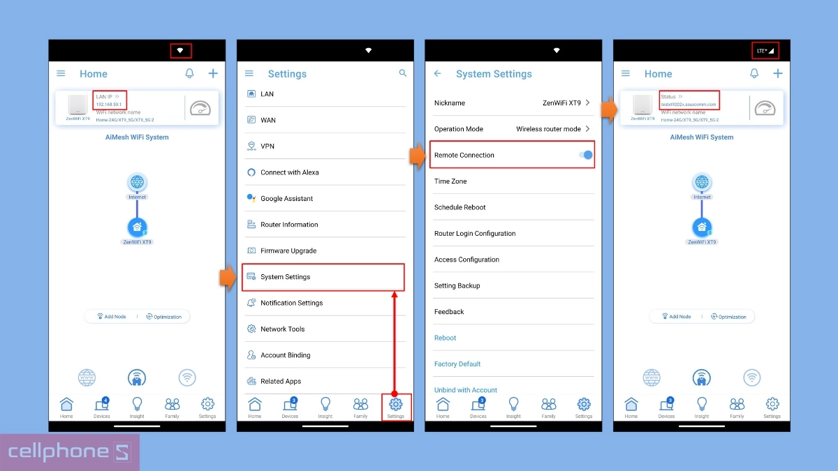 Kết nối Router WiFi 7 Asus RT-BE92U
