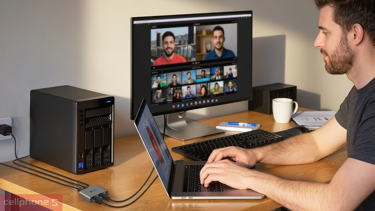 Thiết kế bộ chia mạng TP-Link EH310 Gigabit 3 cổng