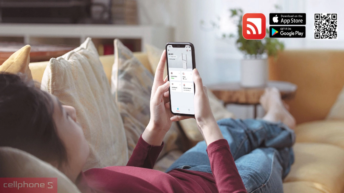 Ứng dụng MERCUSYS App hỗ trợ cả iOS/Android