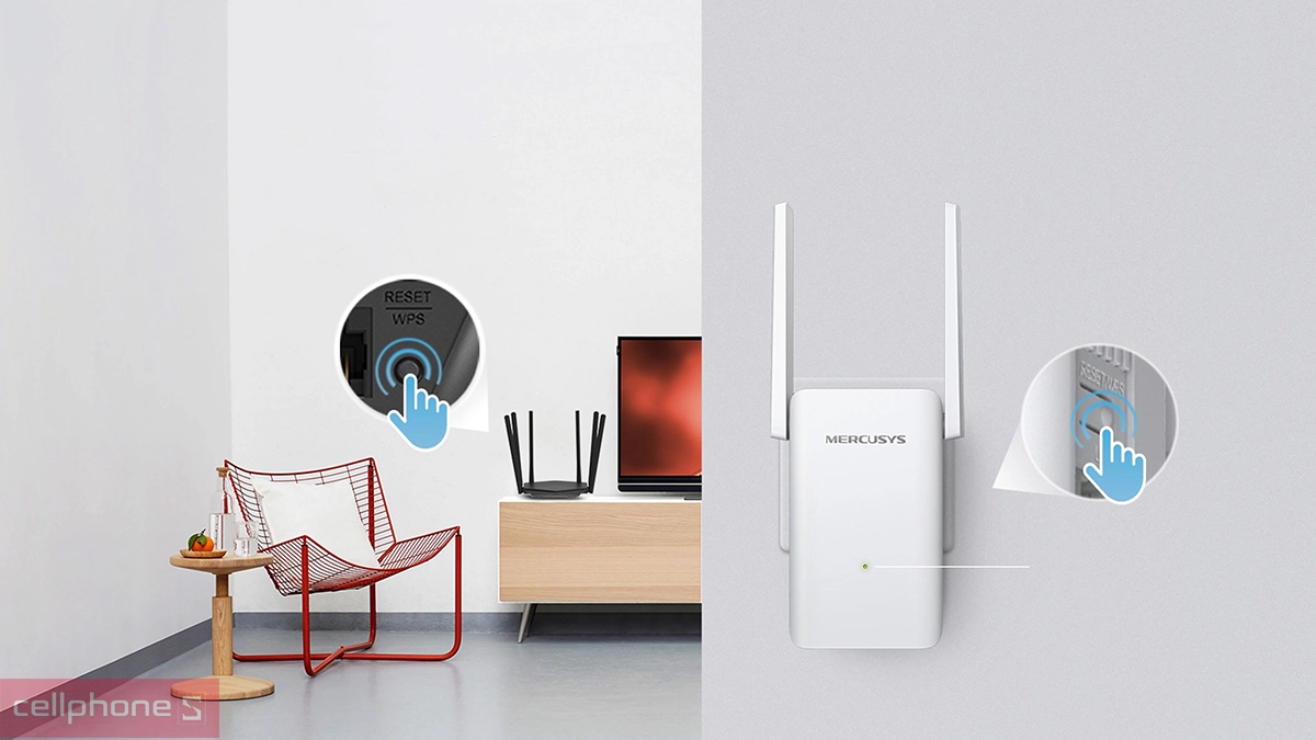 bộ mở rộng sóng WiFi 6 Mercusys ME80X AX3000