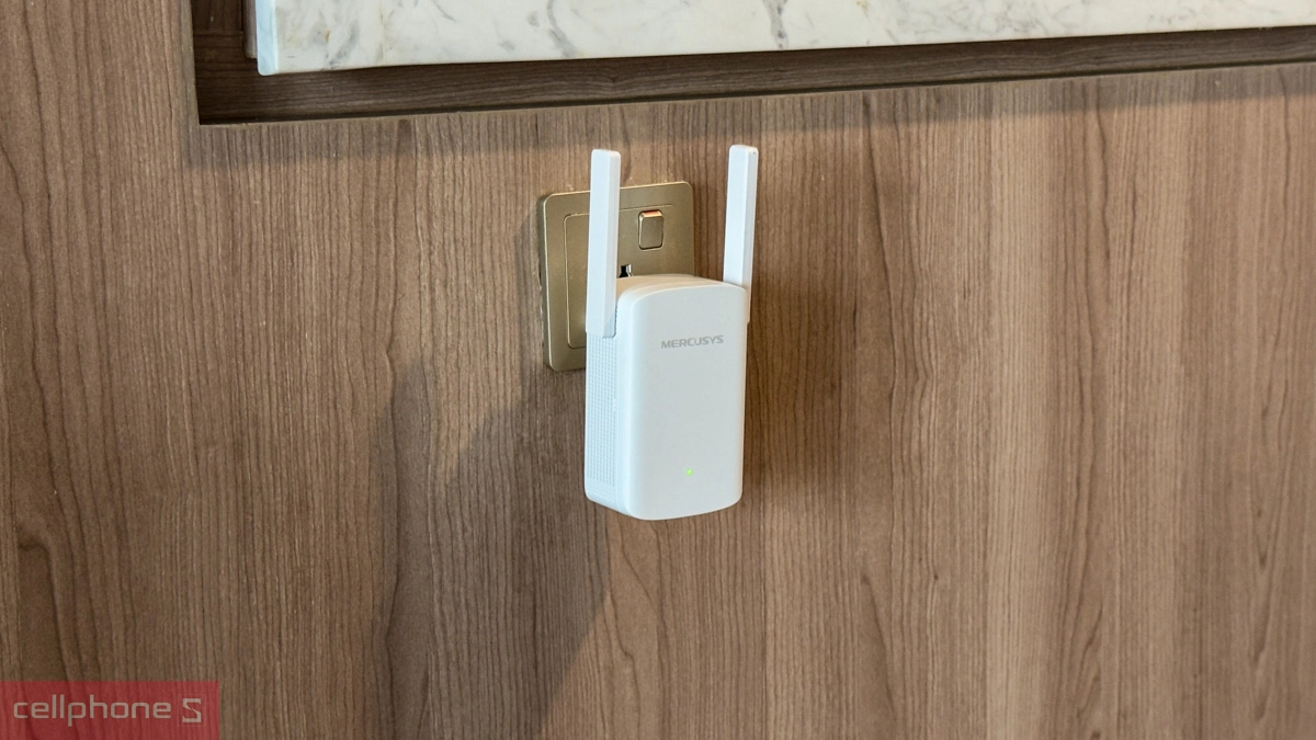 Phạm vi phủ sóng rộng rãi của bộ mở rộng sóng Wifi 6 Mercusys ME60X AX1500