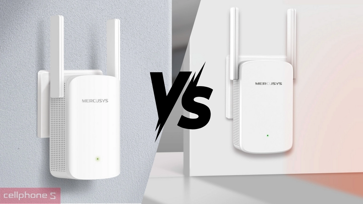 So sánh bộ mở rộng sóng Wifi 6 Mercusys ME60X AX1500 với Mercusys ME30 