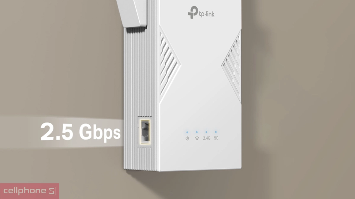 Thiết kế bộ mở rộng sóng WiFi 7 Tp-Link RE235BE BE3600 băng tần kép