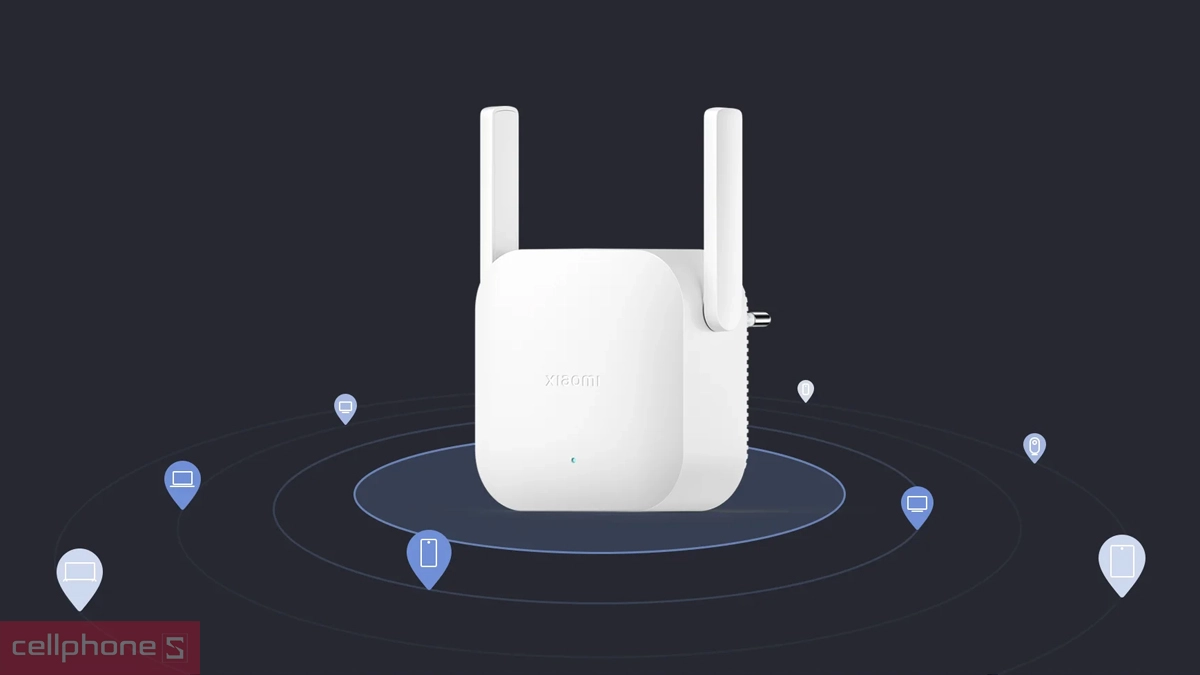Khả năng kết nối trên bộ kích sóng Xiaomi Range Extender N300