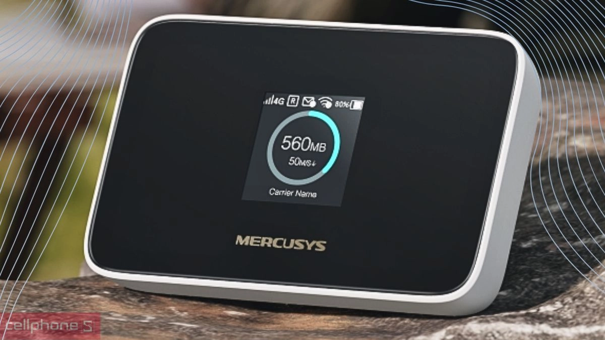 Hệ thống ăng-ten ngầm bộ phát WiFi di động 4G LTE MERCUSYS MT115