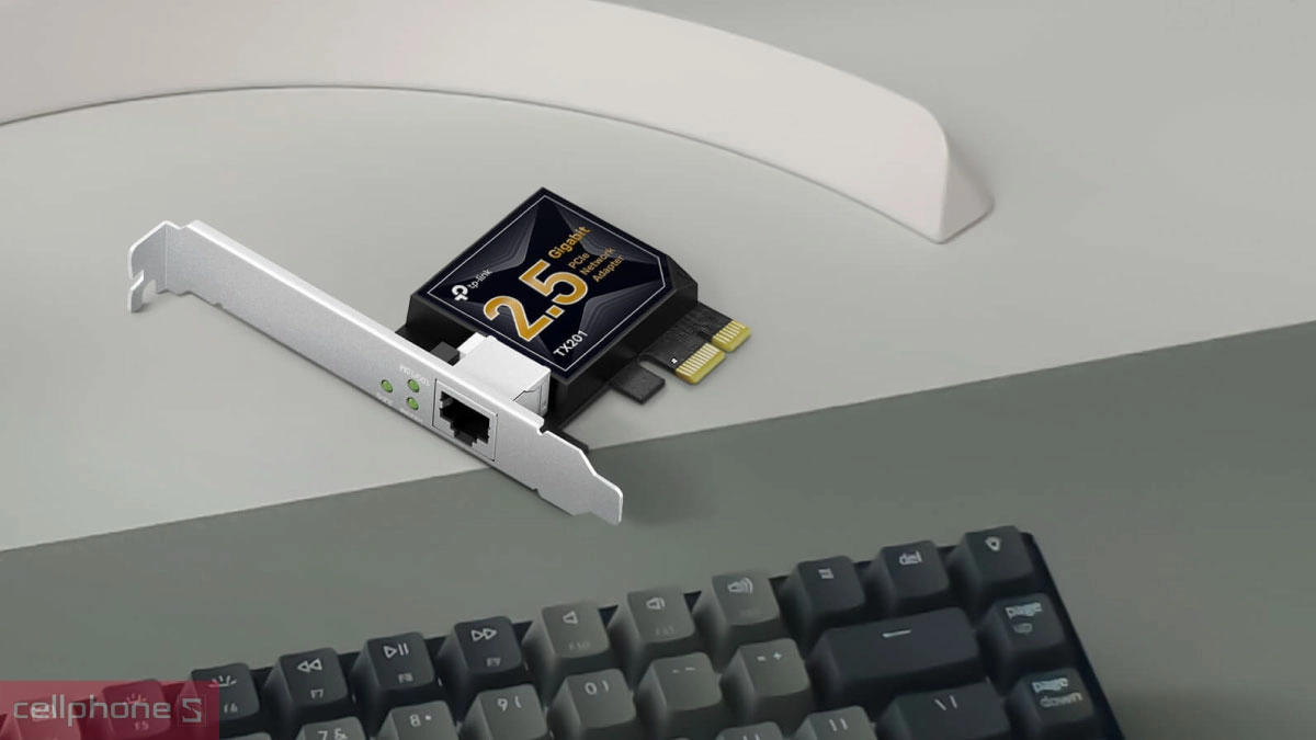 Thiết kế card mạng TP-Link TX201 PCIE 2.5 Gigabit