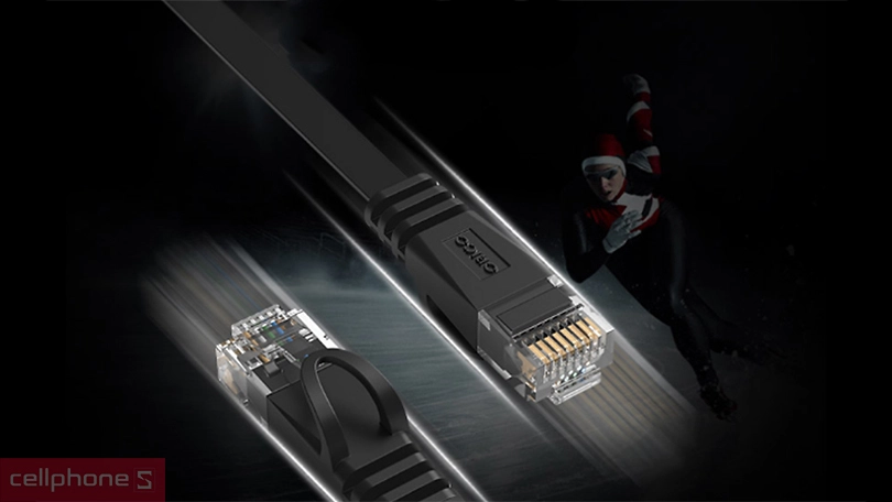 Dây dẹt cáp mạng Cat6 dài 20 mét Orico - Công nghệ tiên tiến, truyền dẫn ổn định