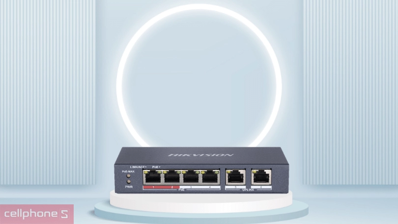 Đánh giá thiết kế Switch Poe Hikvision 4 cổng DS-3E0106P-E/M