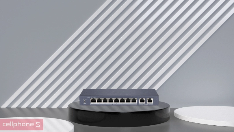 Đánh giá thiết kế Switch POE Hikvision 8 cổng DS-3E0310P-E/M