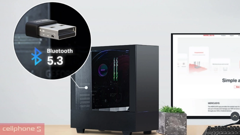 Công nghệ USB Bluetooth 5.3 Mercusys MA530