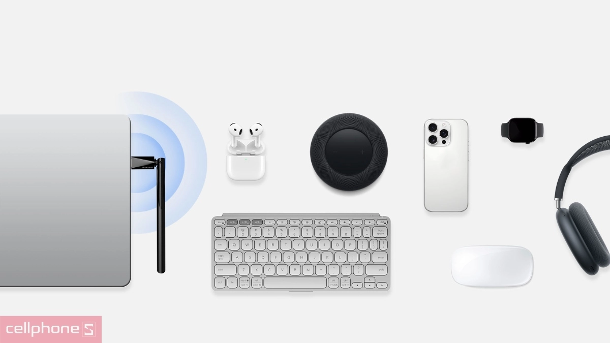 Khả năng kết nối của USB Bluetooth Mercusys MA550H