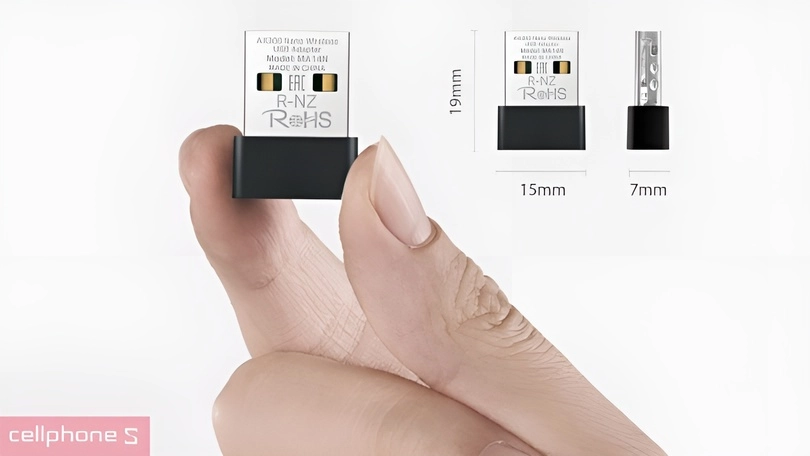 USB Wifi 6 Mercusys AX300 MA14N - Tốc độ kết nối nhanh, tương thích đa dạng