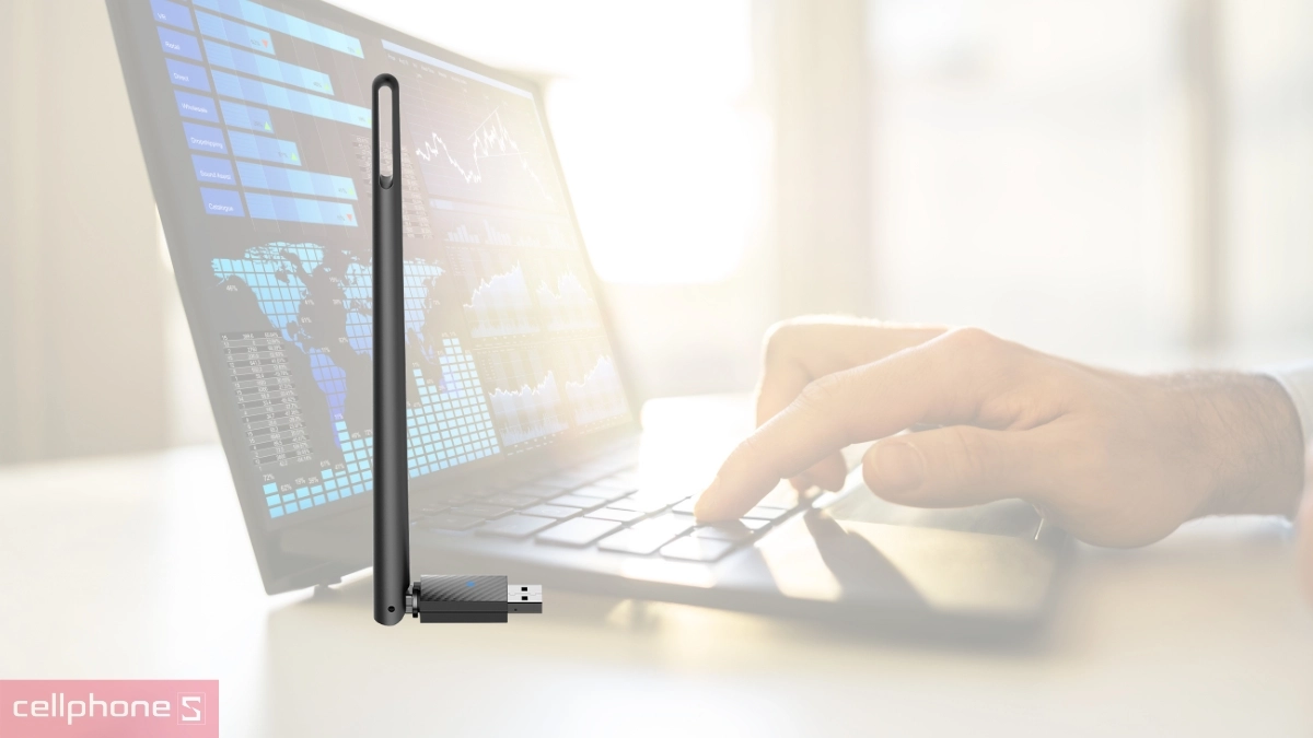 Tốc độ USB Wifi Wifi 6 Totolink X900UA AX900 băng tần kép