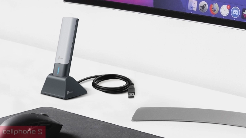 Tốc độ truyền tải với USB 3.0 mới của USB WiFi 6 AX3000 TP-Link Archer TX50UH