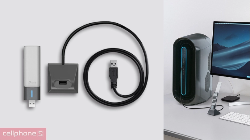 Thiết kế USB WiFi 6 AX3000 TP-Link Archer TX50UH