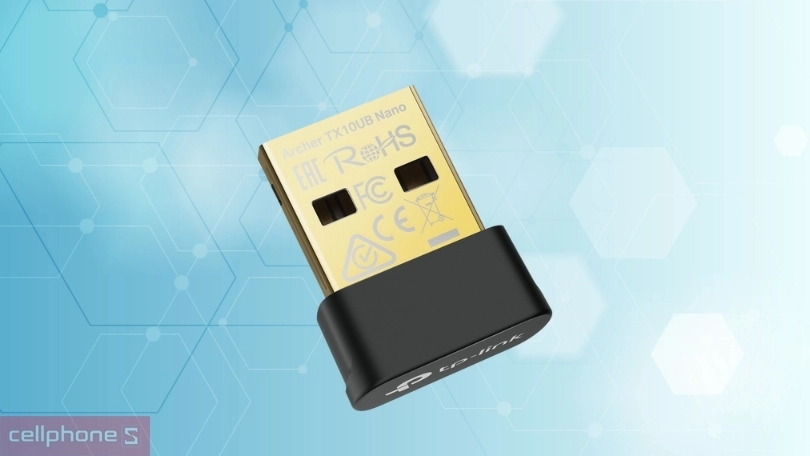 Thiết kế, kích thước của USB Wifi 6 TP-Link Archer TX10UB Nano AX900