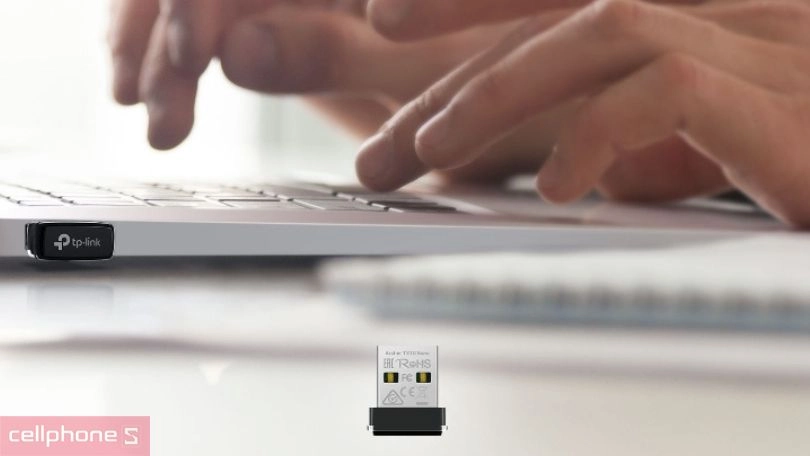 USB Wifi 6 TP-Link AX300 Archer TX1U Nano - Nhỏ gọn, thiết lập dễ dàng