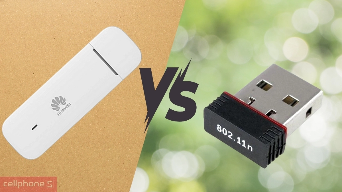 Khác biệt giữa USB 3G/4G và USB Wifi thường