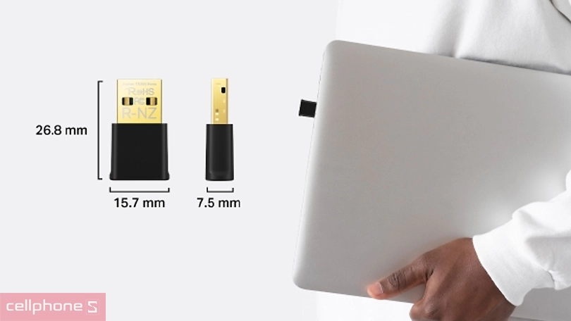 USB Wi-Fi 6 TP-Link Archer TX20U Nano AX1800 – Siêu tốc Wi-Fi 6, trải nghiệm mạng mượt mà