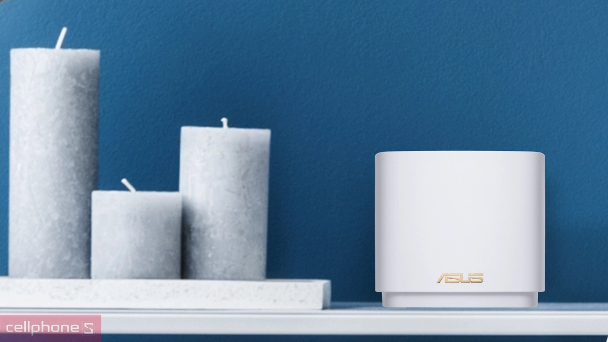 Mesh WiFi 6 ASUS ZenWiFi XD4S AX1800 3 Pack có kích thước nhỏ gọn