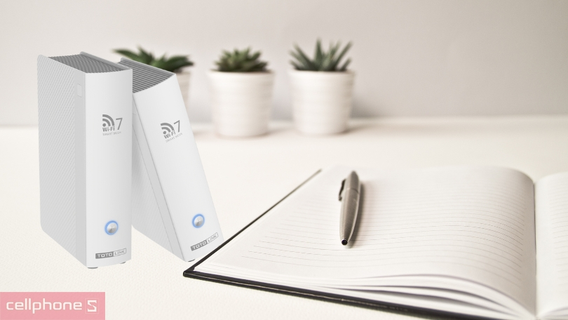 Phạm vi phủ sóng của WiFi Mesh 7 Totolink BE3 Gigabit 1 Pack