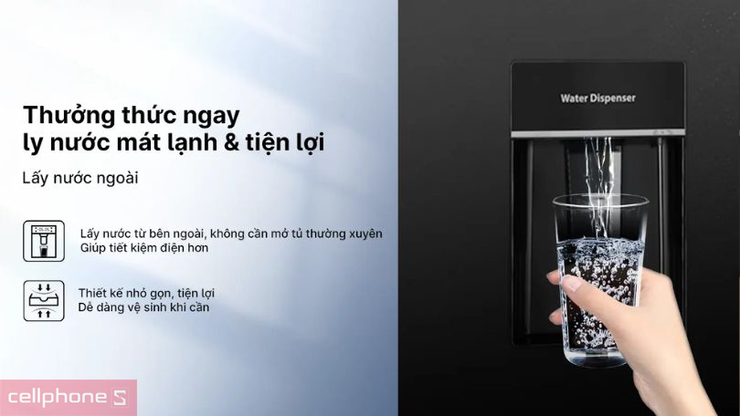 Lấy nước ở ngoài