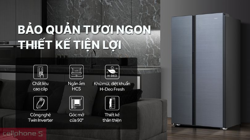 Tủ lạnh Aqua 2 cánh